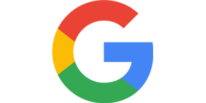 Google logo, a leading technology company.