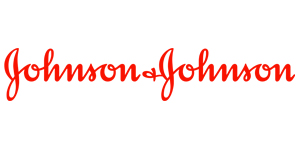 Johnson & Johnson logo, a global healthcare company.