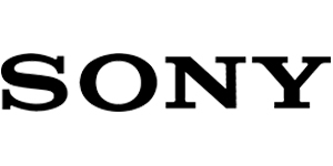 Sony logo, a leading electronics company.