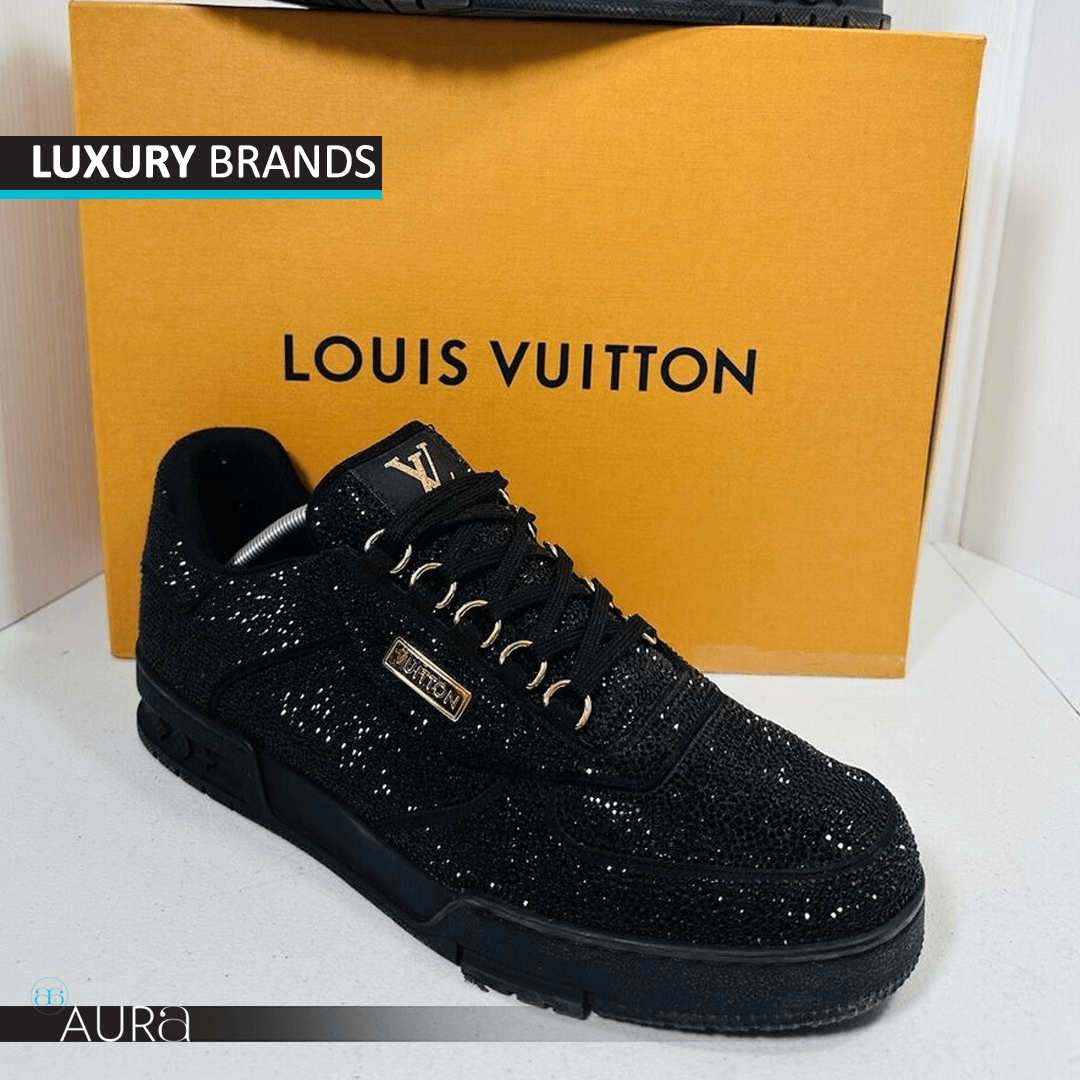 Pre-owned Louis Vuitton shoes available at Aura Luxury – Perfect blend of luxury and comfort.