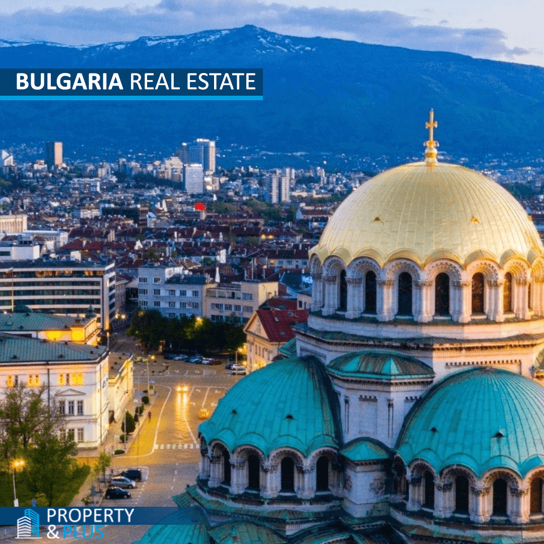 Real estate properties for sale in Bulgaria by Property & Plus, featuring a variety of homes and investment opportunities in different regions.