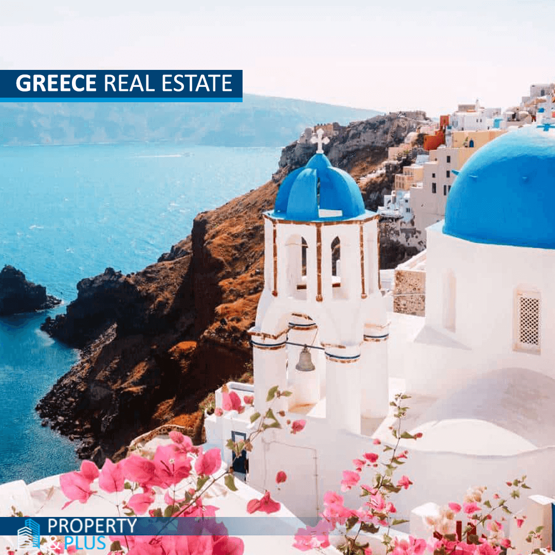 Real estate properties for sale in Greece offered by Property & Plus, featuring luxury villas, city apartments, and investment options.