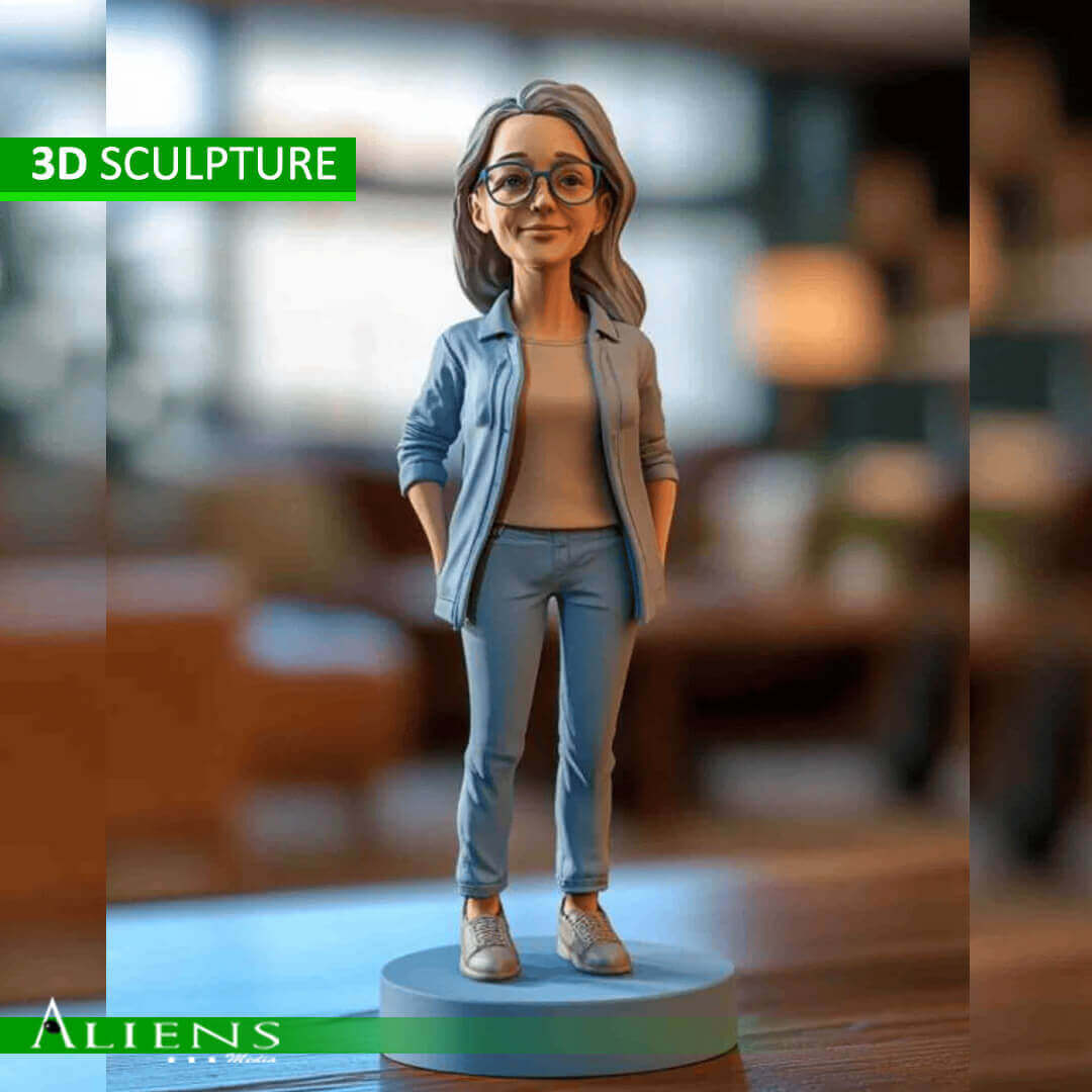 Custom 3D Figurines – Vibrant Miniature Sculptures for Personalized Gifts and Branding
