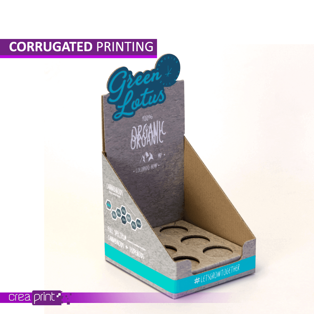 Custom Corrugated Printing Stand – Lightweight and Durable for Brand Display at Events
