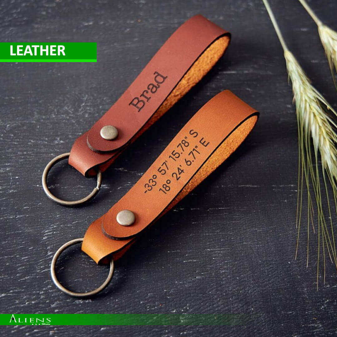 Custom Leather Keychain – Elegant and Durable Promotional Leather Keychains for Personal and Corporate Branding
