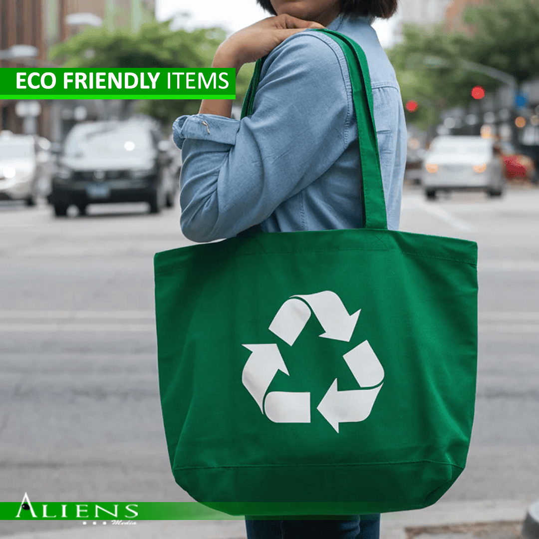Custom eco-friendly bag made from sustainable materials, perfect for branding and promotional giveaways.