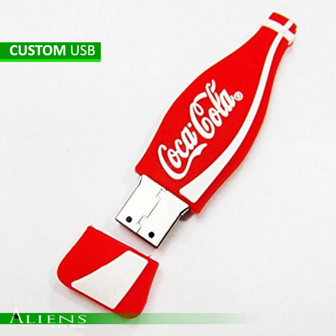 Personalized PVC USB Flash Drives – Customized with Your Logo and Design for Promotional Use