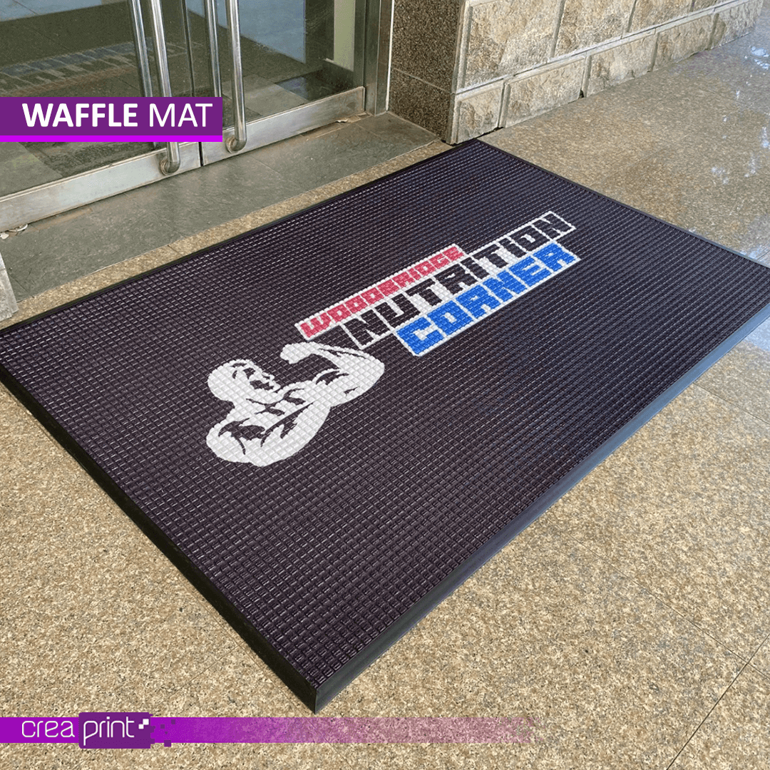 Custom PVC Door Mat with Logo – Lightweight, Durable, and Weather-Resistant for Businesses and Homes