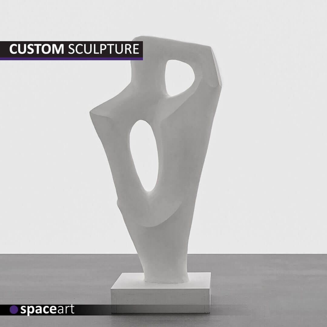 Abstract sculpture with imaginative forms, designed to evoke creativity and modern artistic expression