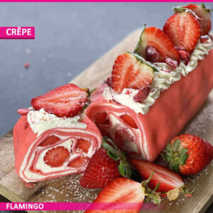 Crepe Strawberry Roll
