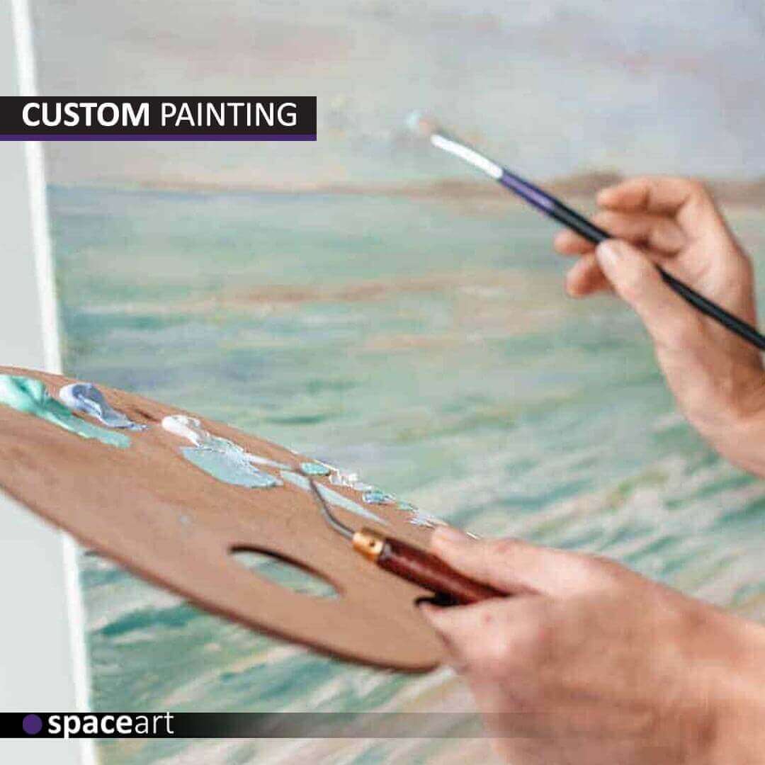 Vivid and personalized custom acrylic art by Space Art, bringing your unique vision to life with rich colors and textures, available for commission in Lebanon, Jordan, Iraq, UAE, Kuwait, Saudi Arabia, Qatar, Oman, Egypt, Nigeria, South Africa, Cyprus, Canada, and the USA.