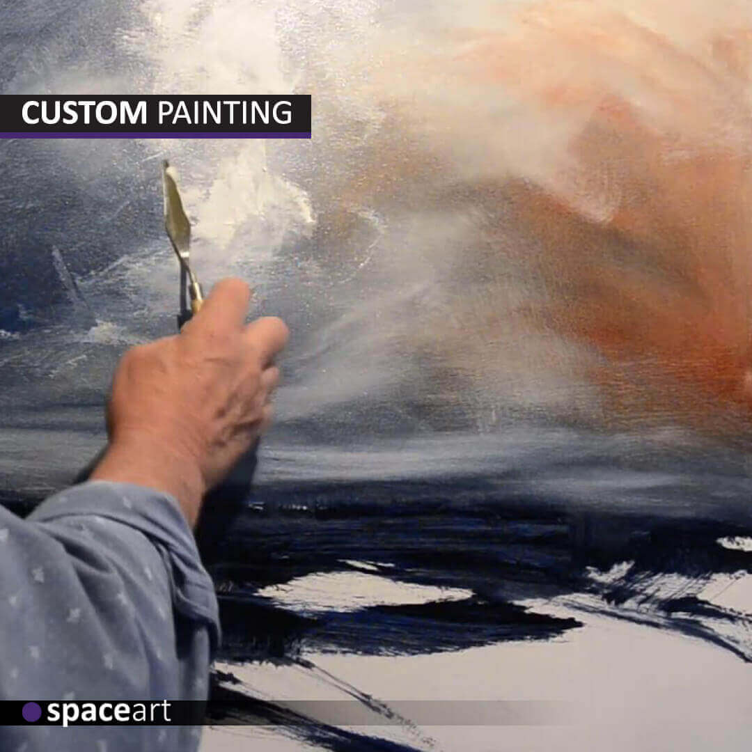 Custom oil painting hand-painted by professional artists personalized artwork for home or office