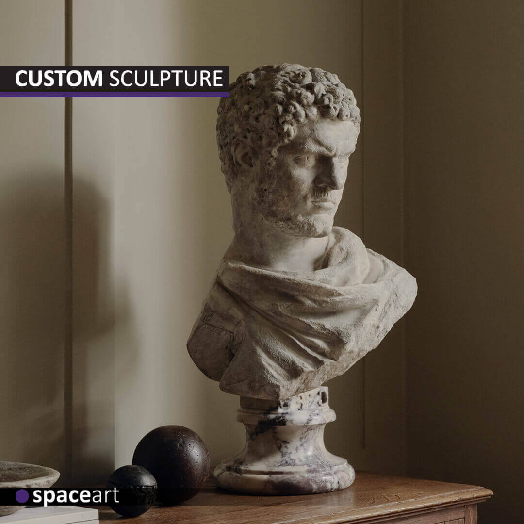 Figurative sculpture representing human or animal forms, masterfully crafted for artistic expression