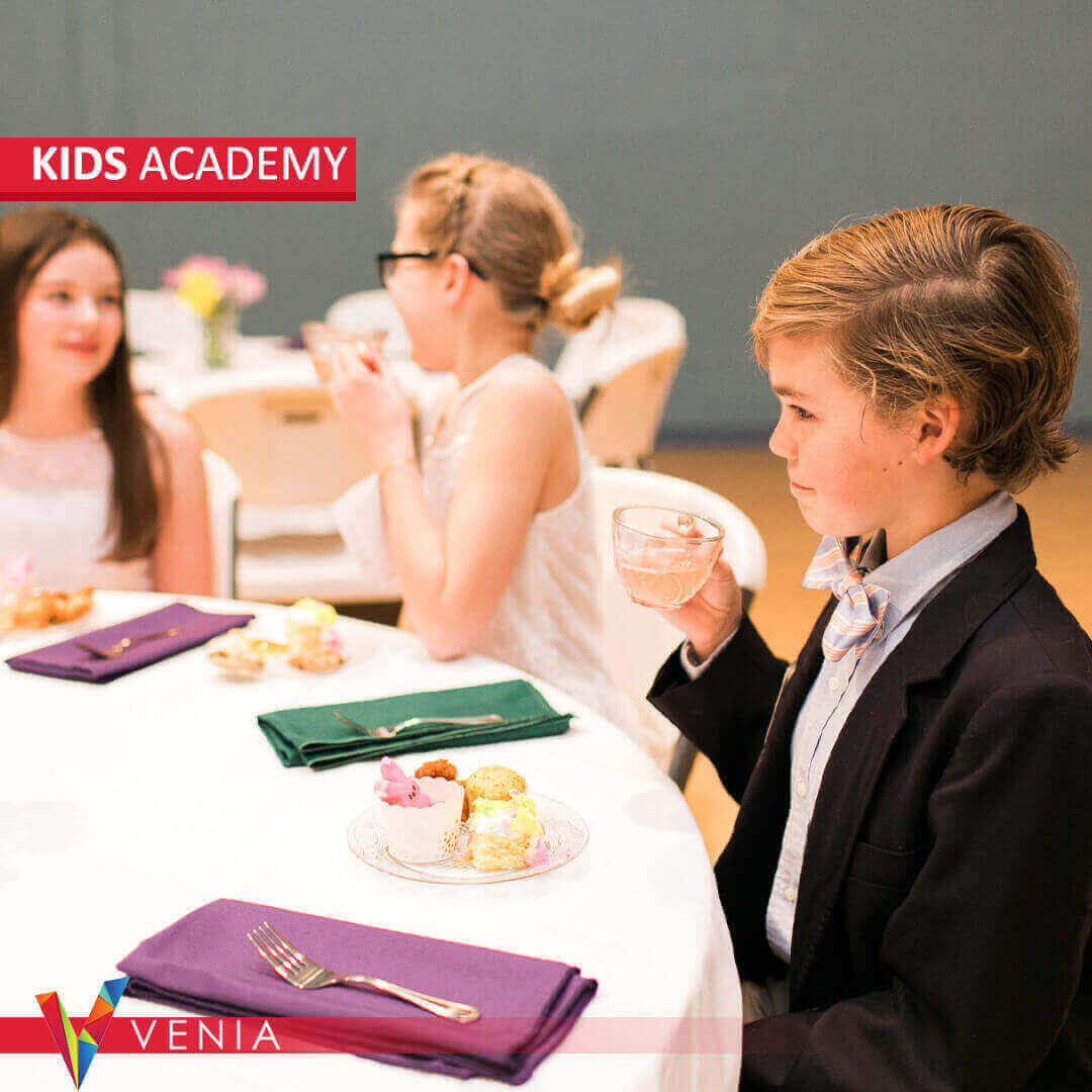 Child Participating in Venia Academy Kids Program