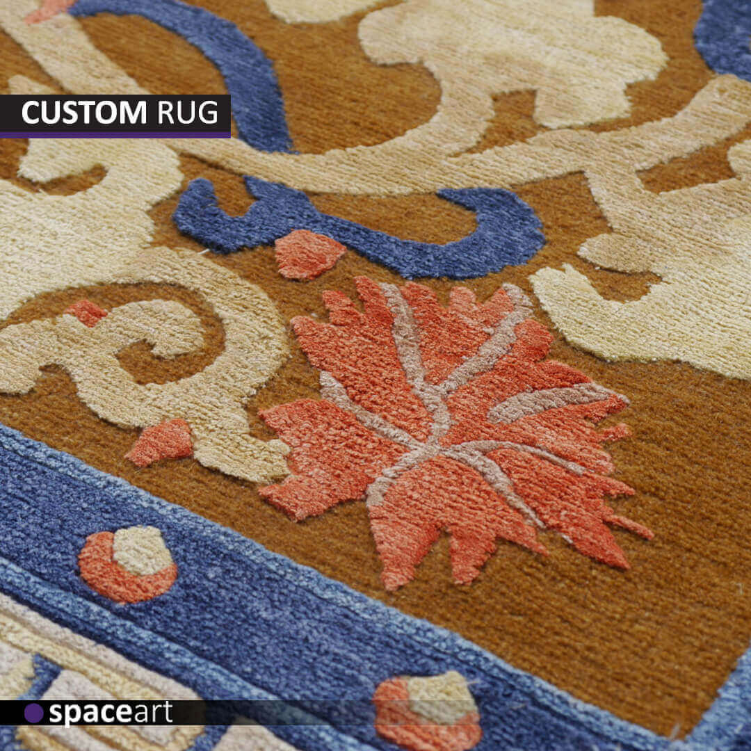 Custom handmade silk rug by Space Art, showcasing intricate designs, premium silk craftsmanship, and personalized luxury. Available in Lebanon, Jordan, Iraq, UAE, Kuwait, Saudi Arabia, Qatar, Oman, Egypt, Nigeria, South Africa, Cyprus, Canada, and the USA.