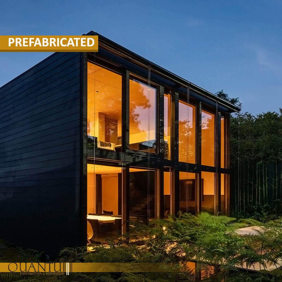Prefabricated house solutions by Quantum, modern and efficient prefab homes in Lebanon, Jordan, Iraq, UAE, Kuwait, Saudi Arabia, Qatar, Oman, Egypt, Nigeria, South Africa, Cyprus, Canada, and the USA.