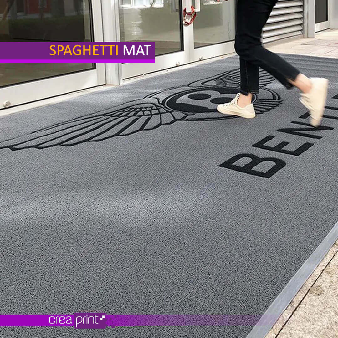 Spaghetti Entrance Mat with Printed Logo